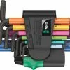 Wera 950/9 Unbrakonøgle Sæt Kompakt Multicolor -Knipex Salg Wera 9509 Unbrakonoegle Saet Kompakt 1632395349