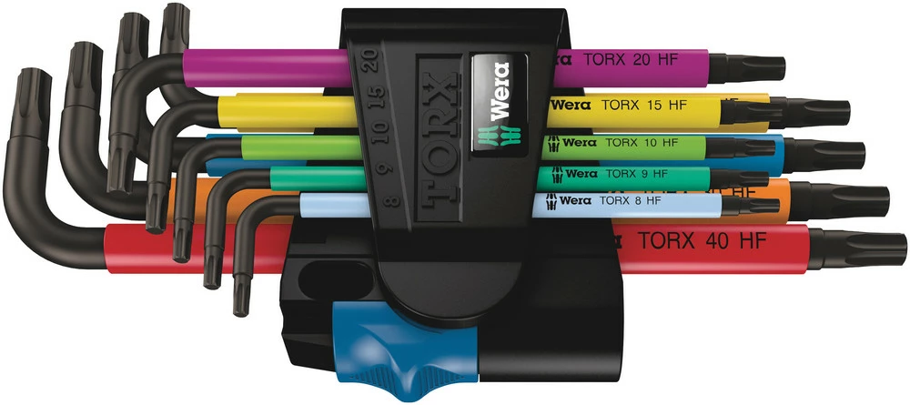 Wera 967/9 Torxnøgle Sæt Kompakt Multicolor 3 Wera 967/9 Torxnøgle Sæt Kompakt Multicolor